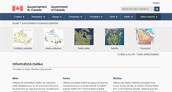 Desktop Screenshot of meteo.gc.ca