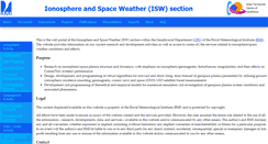 Desktop Screenshot of ionosphere.meteo.be