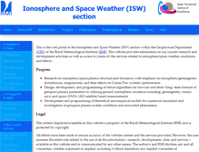 Tablet Screenshot of ionosphere.meteo.be