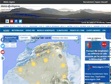 Tablet Screenshot of meteo.dz