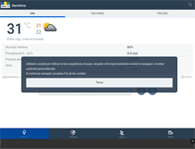 Tablet Screenshot of meteo.cat